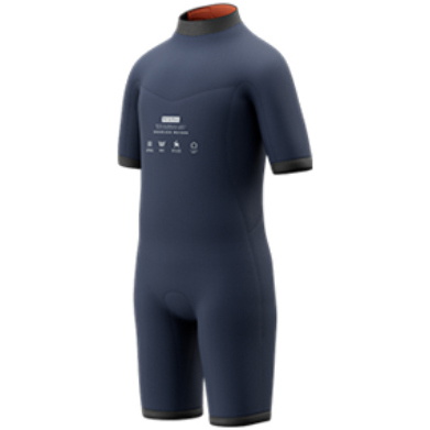 2026 Mystic Toddler Star 3/2mm Back Zip Shorty Wetsuit 35000.260056 - Navy / Orange